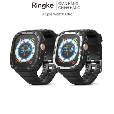 Vỏ ốp đồng hồ kèm dây Apple Watch Ultra 3/2/1 RINGKE Fusion X Guard