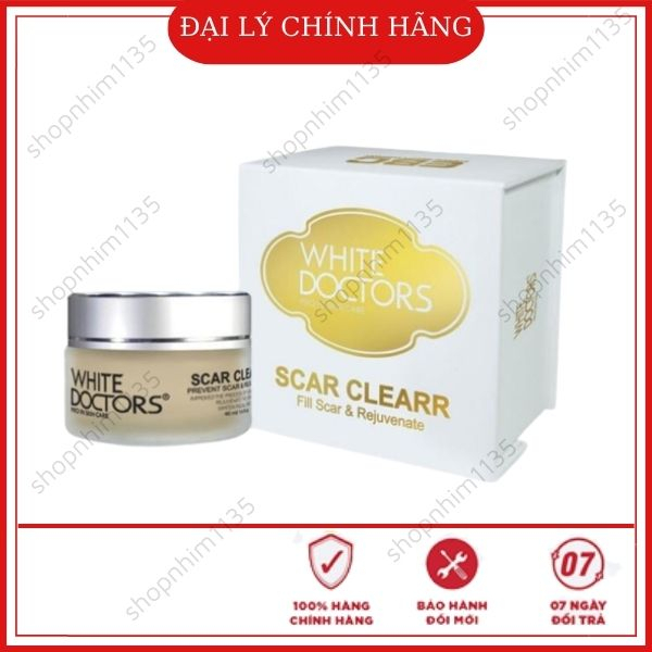 Kem xóa sẹo rỗ, sẹo lõm White Doctors Scar Clearr - Xóa sẹo hiệu quả