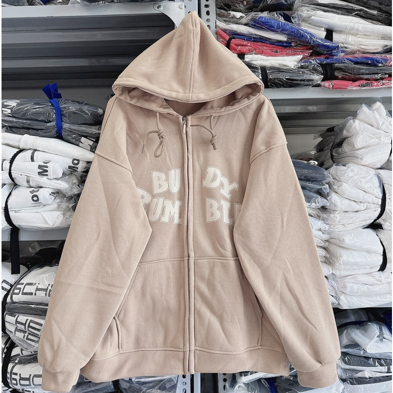 Áo khoác nỉ hoodie chữ BURUM Unisex, chất dày dặn có mũ, nhiều màu form rộng phù hợp cho cả nam và nữ | BigBuy360 - bigbuy360.vn
