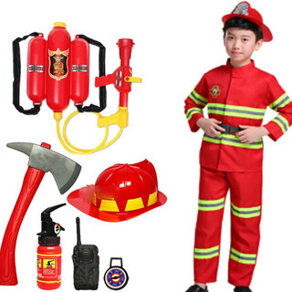 🍄Trang Phục Cứu Hỏa Cho Bé Từ 15 - 80kg. Sét Đồ Chơi Quần Áo Hóa Trang Lính Cứu Hỏa Đặc Nhiệm Siêu Xinh, Quà Tặng Cho Bé