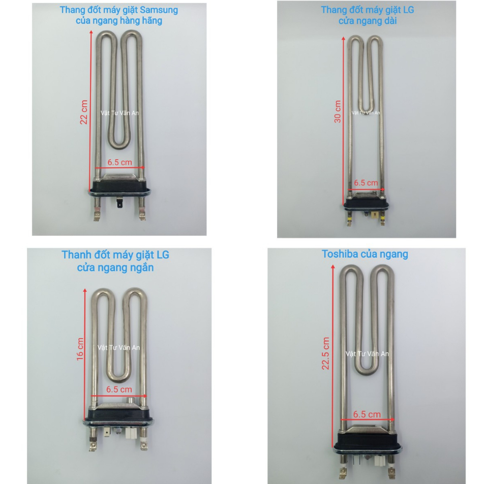Thanh sợi đốt, điện trở máy giặt LG, Samsung, Toshiba