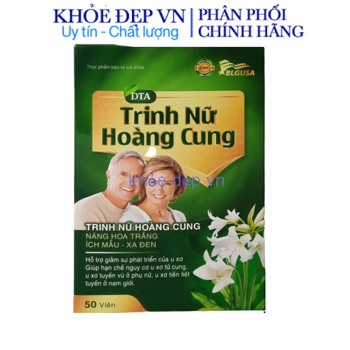 Viên uống Trinh Nữ Hoàng Cung xanh hộp 50 viên