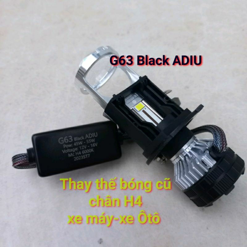 Bi min ADIU T2 với Quạt không dây ánh sáng Trắng mới chân cài H4 giá 1 bóng