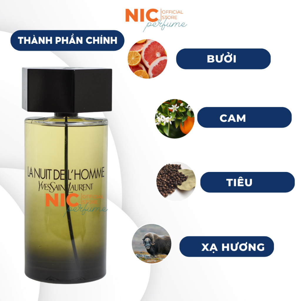 10ml La Nuit De L'homme | Nước hoa nam chính hãng