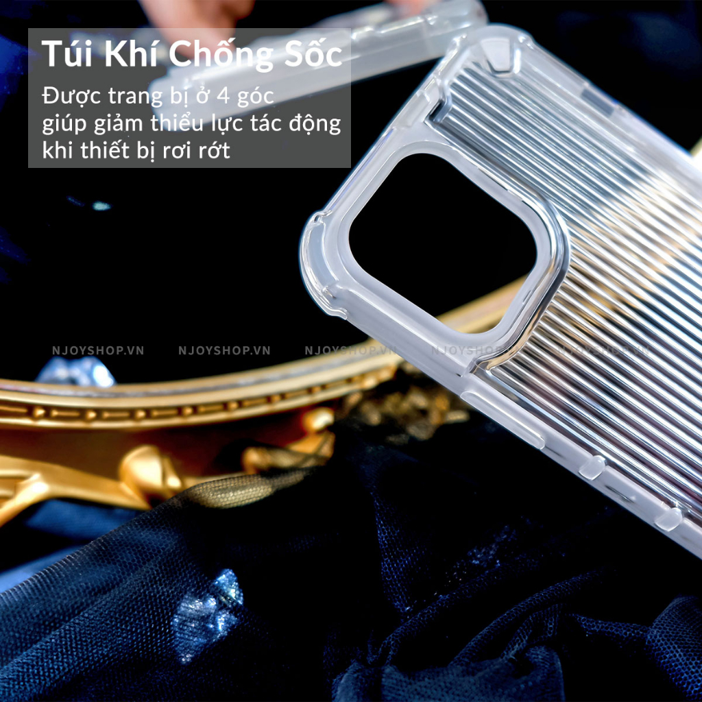 Ốp Trong Suốt Ray Siêu Mỏng Mặt Lưng In 3D Bảo Vệ Camera Cho iP14 Pro Max 13 Pro Max 12 Pro Max 11 Pro Max Njoyshop