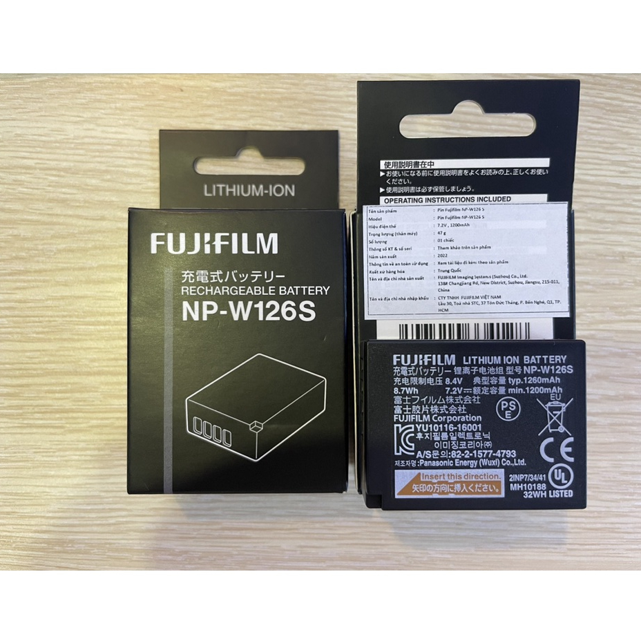 Pin Fujifilm NP-W126S