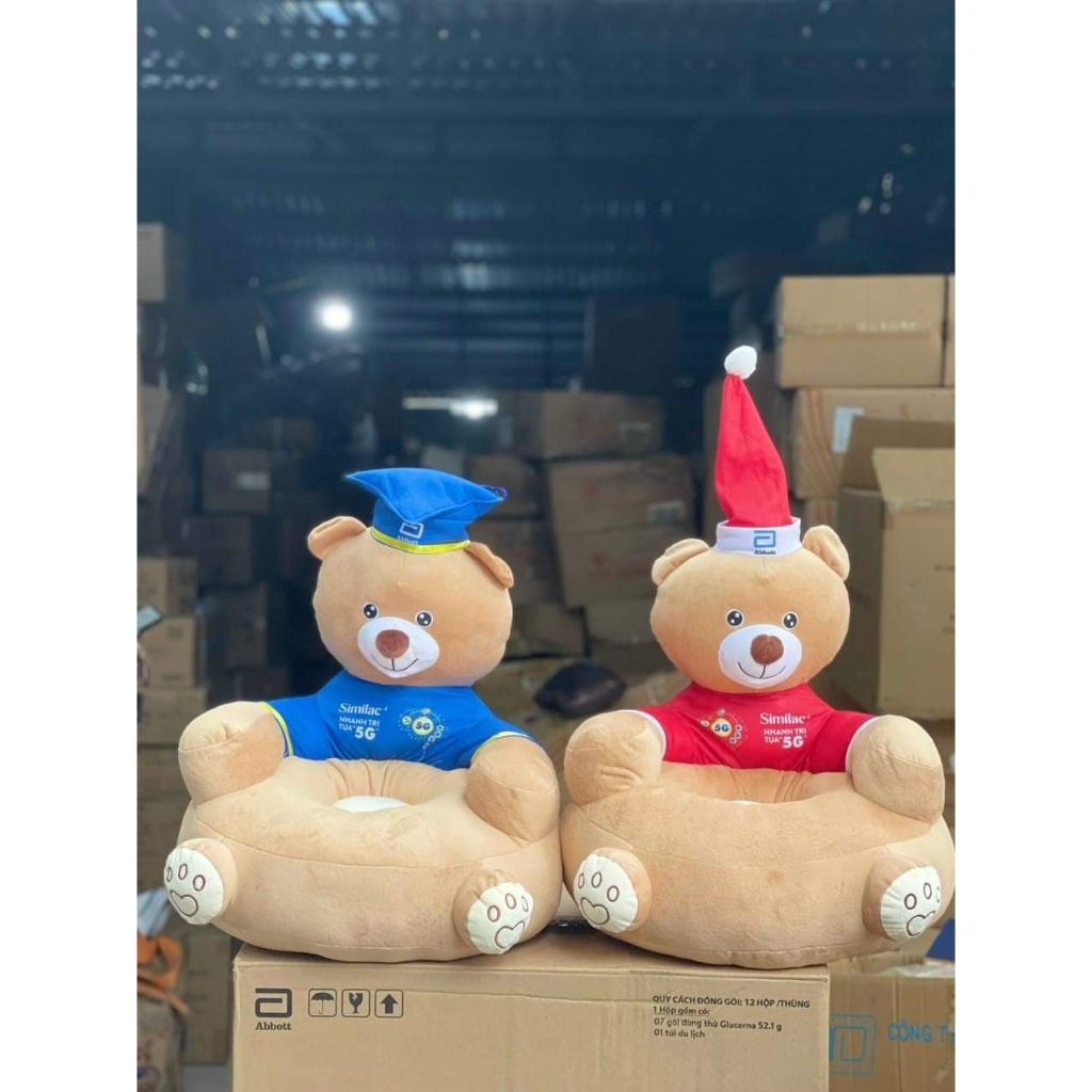 GHẾ GẤU BÔNG CHO BÉ QUÀ TẶNG SỮA SIMILAC