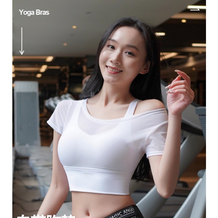Áo Croptop Thể Thao DX-831 Tay Ngắn Có Mút Lót Xịn Sò From Dáng Cực Đẹp Thời Trang