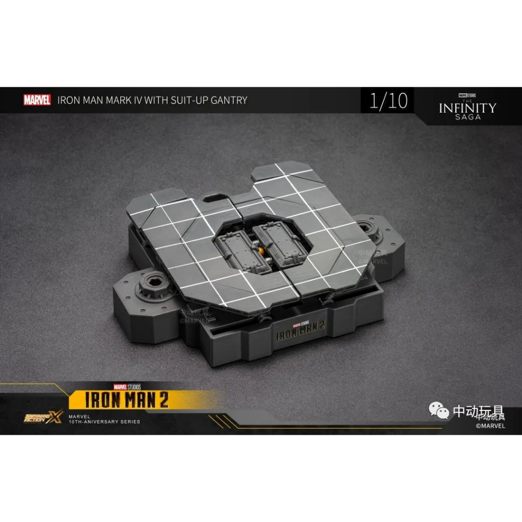 Mô hình ZD Toys Iron Man Mark 4 Suit-up Grantry scale 1:10