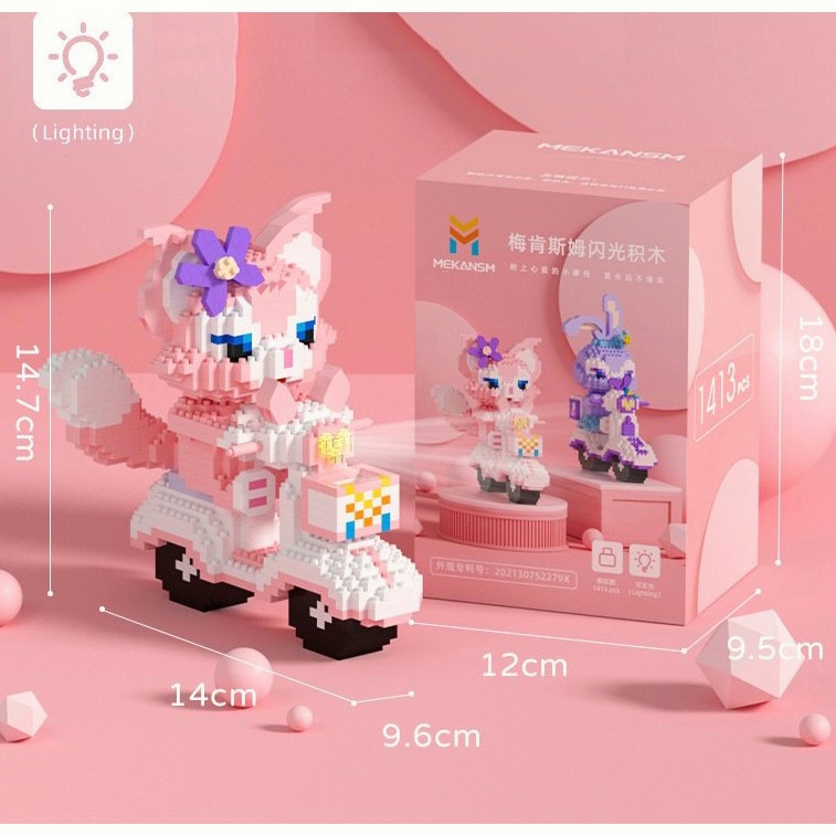 Bộ Đồ Chơi Lắp Ráp Mô Hình Phi Hành Gia 3D Dễ Thương Cho Bé