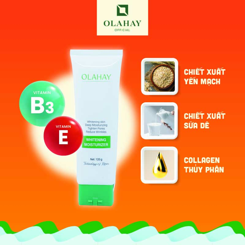 Kem dưỡng trắng da ban đêm Olahay Whitening Moisturizer