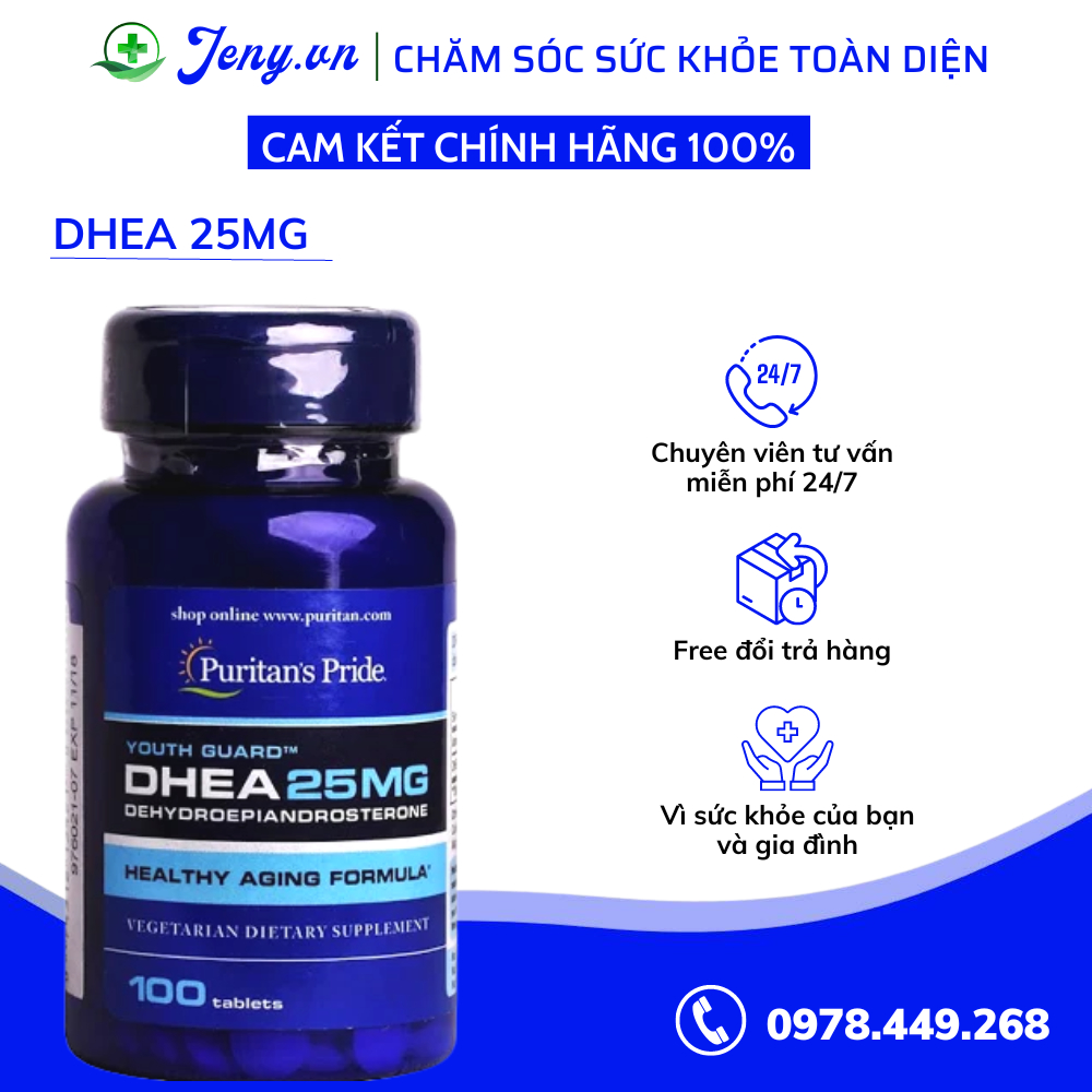 Dhea 25mg 100v