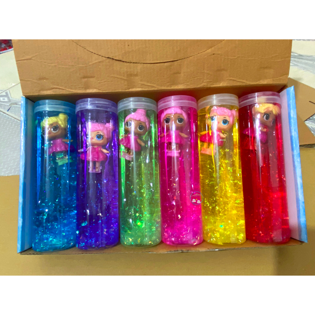 Slime công chúa thủy tinh búp bê LOL 11 màu cực đẹp Đồ chơi hũ slam chất nhờn ma quái squishy hộp to 420GR