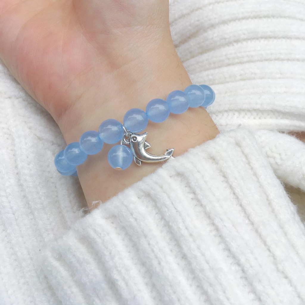 Vòng tay đá Aquamarine