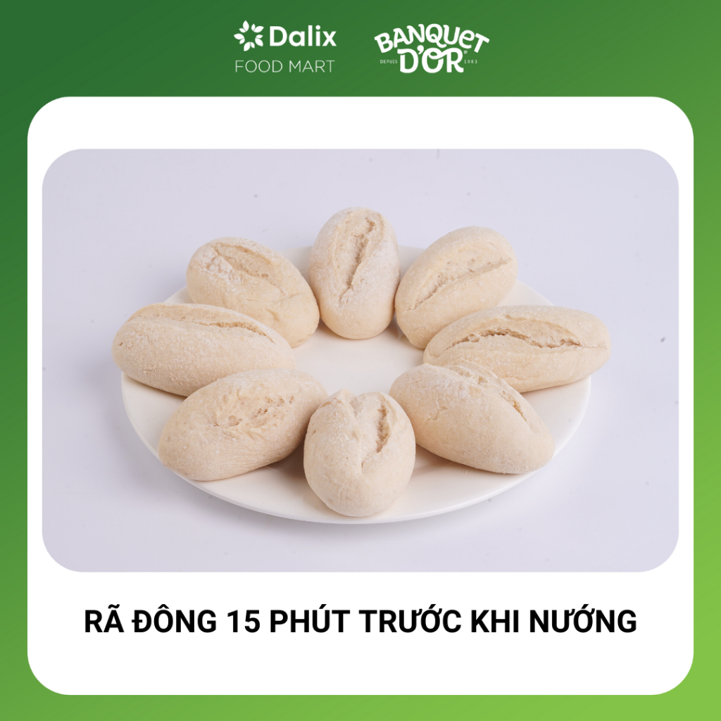 BÁNH MÌ PHÁP MINI - 240 g  Nhập Khẩu - Nướng nồi chiên không dầu hoặc lò nướng