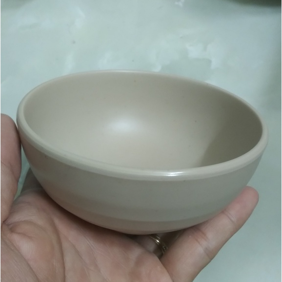Chén cơm nhựa Melamine nhám Nâu-CO20N