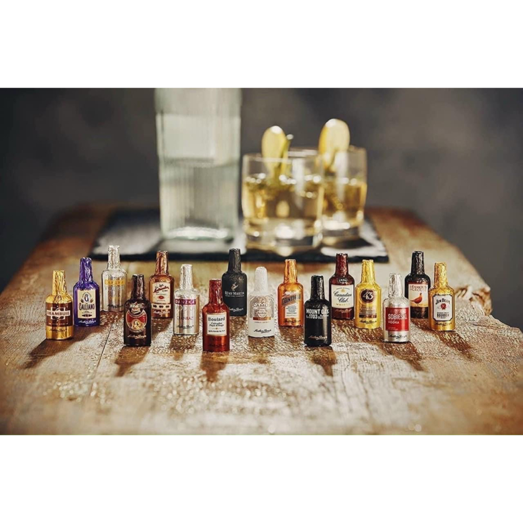 ￼Sô cô la 64 chai Anthon Berg A Selection of Liquor-Filled Dark Chocolates 1kg -  Mỹ