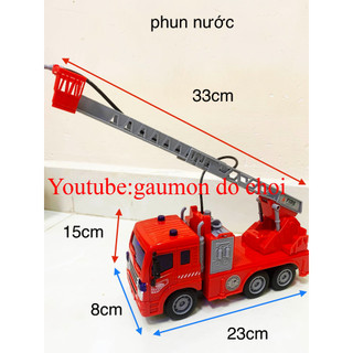 Đồ chơi xe cứu hoả phun nước