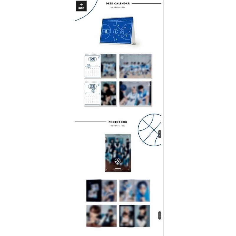 Set Lịch Season Greetings 2023 Nhóm TEMPEST Hanbin Ngô Ngọc Hưng
