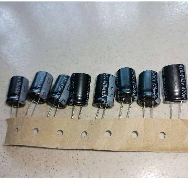 50 con Tụ 470uf/63v cho mạch công suất âm thanh ....