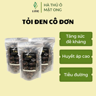 Tỏi đen cô đơn đẹp, ngọt, dẻo Litic gói 100gr, 200gr, 500gr - Nâng cao đề kháng, hỗ trợ hệ miễn dịch