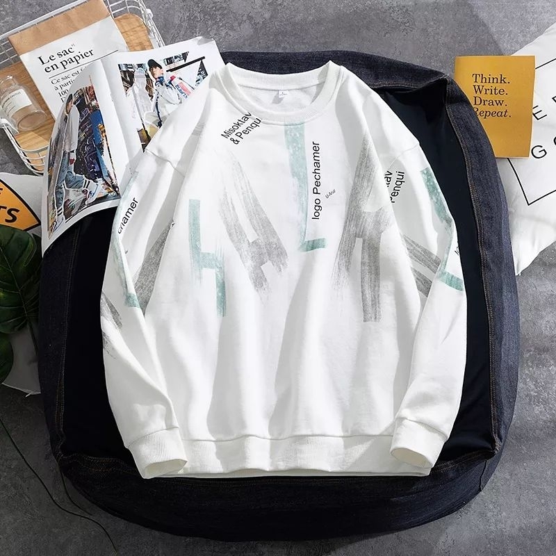 Áo thun nam cổ tròn, tay dài chất thun cotton mềm mịn, mẫu áo thun dài tay nam ấm áp thời trang thu đông