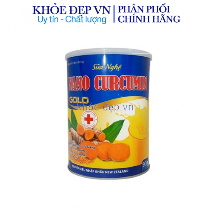 Sữa Nghệ Nano Curcumin Gold gúp giảm đau dạ dày,tiêu hóa tốt đẹp da, chống oxi hóa