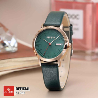 [Julius Official] Đồng hồ nữ Julius JA-1375 dây da