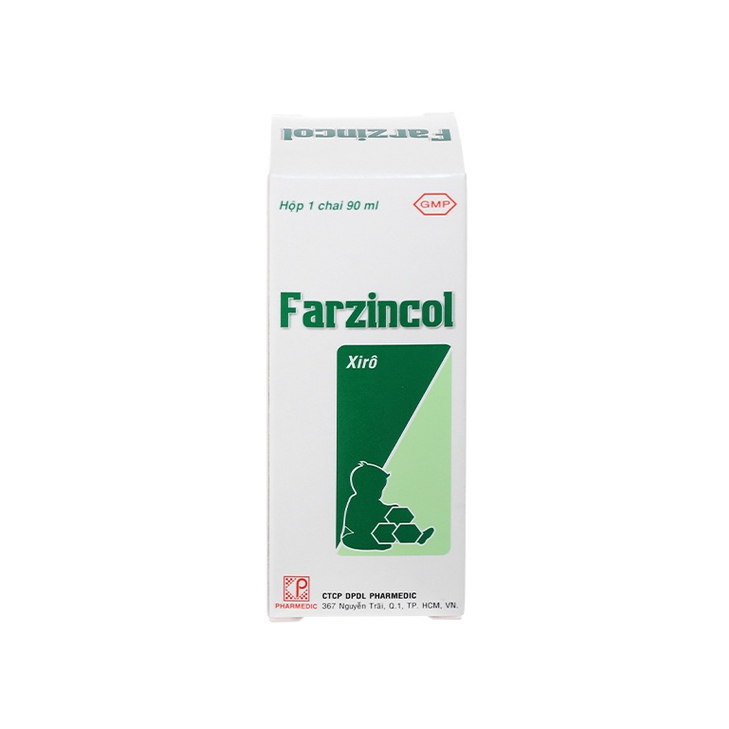 Siro/Viên uống Farzincol 10mg Bổ Sung Kẽm