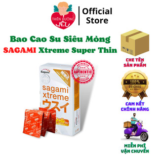 Bao cao su siêu mỏng sagami xtreme super thin - hộp 10 chiếc
