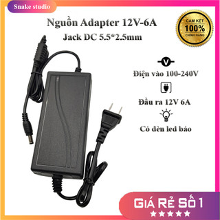 Adapter nguồn 12v 6a kết nối 2 đầu dây