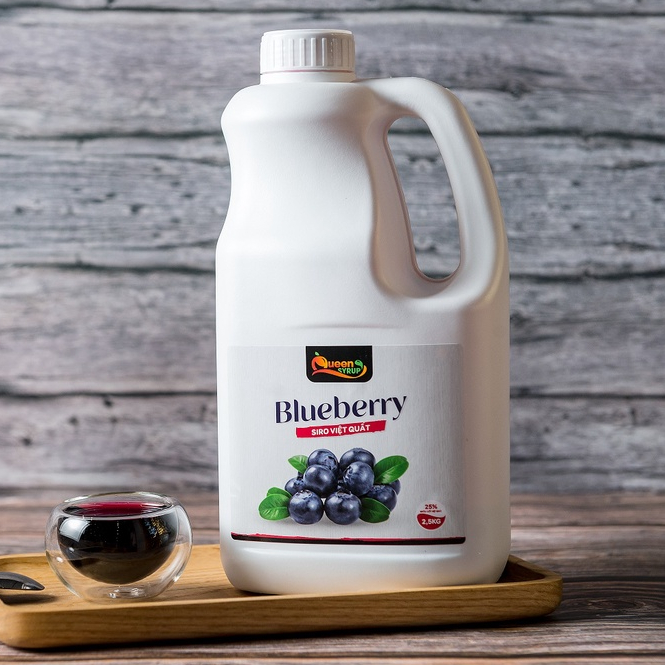 Siro Queen (Queensyrup) Việt Quất 2.5kg (HSD: 15/08/2024)