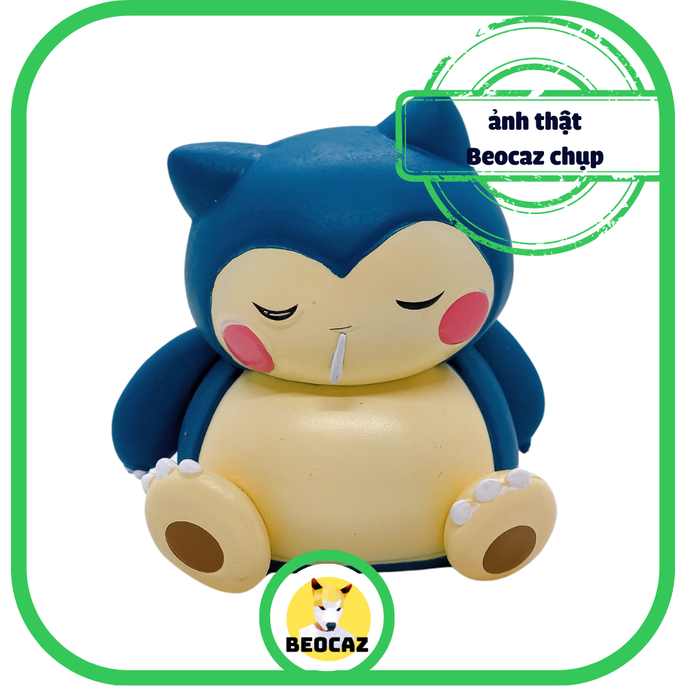 Mô hình Pikachu Corgi Pokemon Kabigon dễ thương quà tặng trưng bày bền màu an toàn Đồ chơi Beocaz có sẵn Full Box