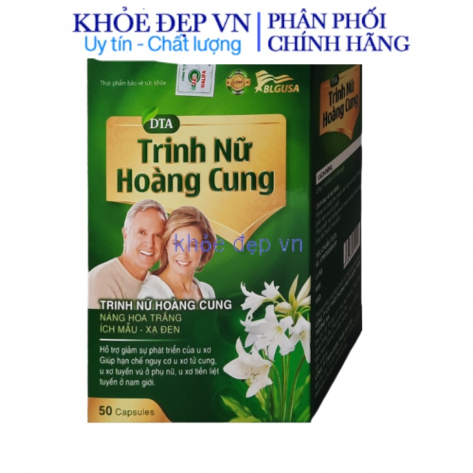 Viên uống Trinh Nữ Hoàng Cung xanh hộp 50 viên