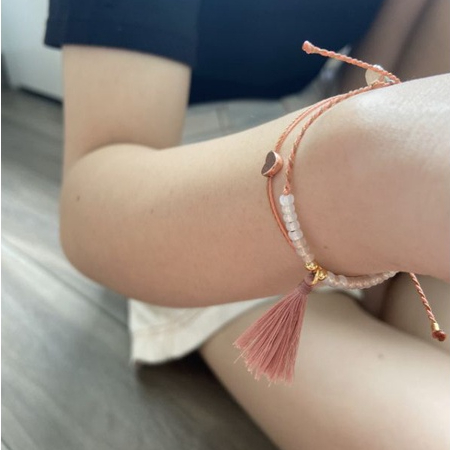 Set vòng tay Hoyden Brownie Pink