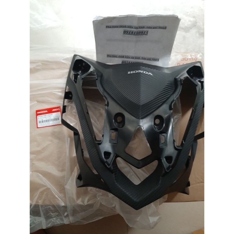 mặt nạ trước Winner V1 đen Honda