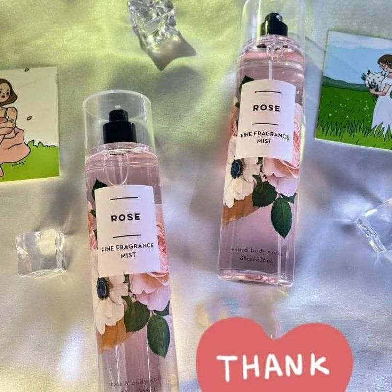 NEW Xịt thơm Bodymist GIÁ RẺ ROSE quyến rũ - Chiết 10ml