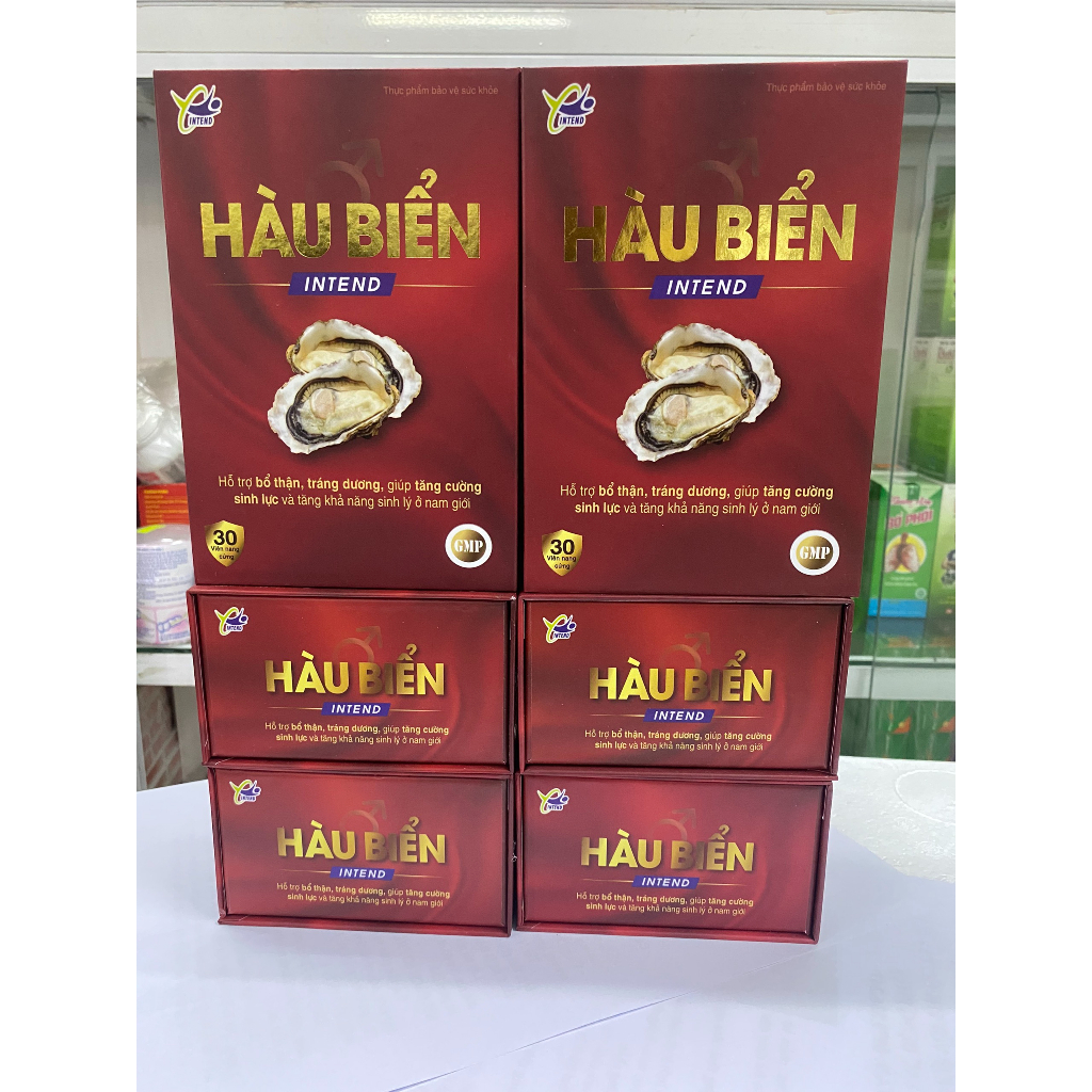 Viên Uống Tinh Chất Hàu Biển Intend Hỗ Trợ Tăng Cường Sinh Lý Nam Hộp 30 Viên