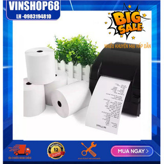 Combo 5 cuộn 35x22 + 20 cuộn in bill k80