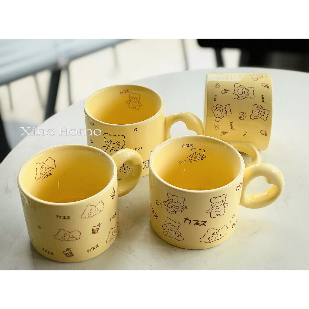 Cốc ly sứ/ ly nước/ly cà phê hình Gấu dể thương/300ml🐻🐻