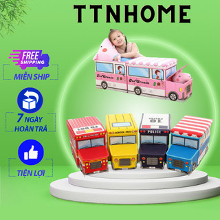 Thùng đựng đồ chơi xếp hình ô tô cho bé hàng loại 1