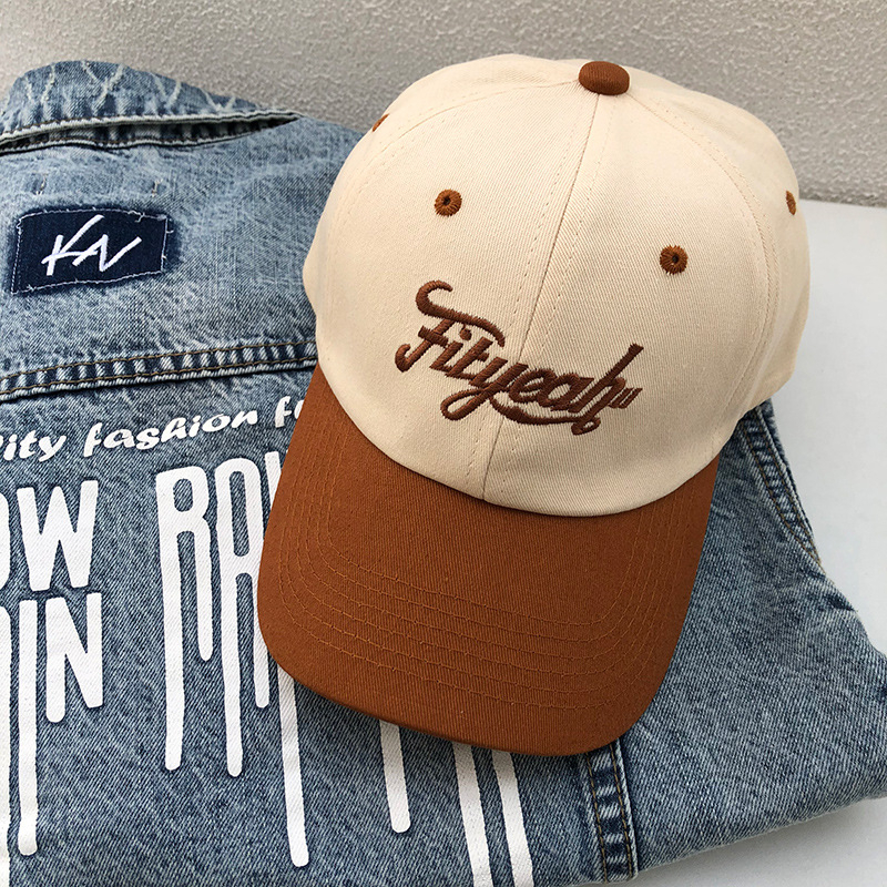 Nón kết nam nữ ❤️ mũ lưỡi trai cao cấp chất cotton mềm vintage thêu chữ Fityeah - LT37