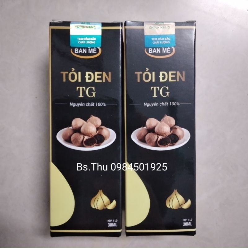 Tinh dầu Tỏi Đen TG nguyên chất 100% chai 30ml hỗ trợ thăng sức đề kháng đường hô hấp