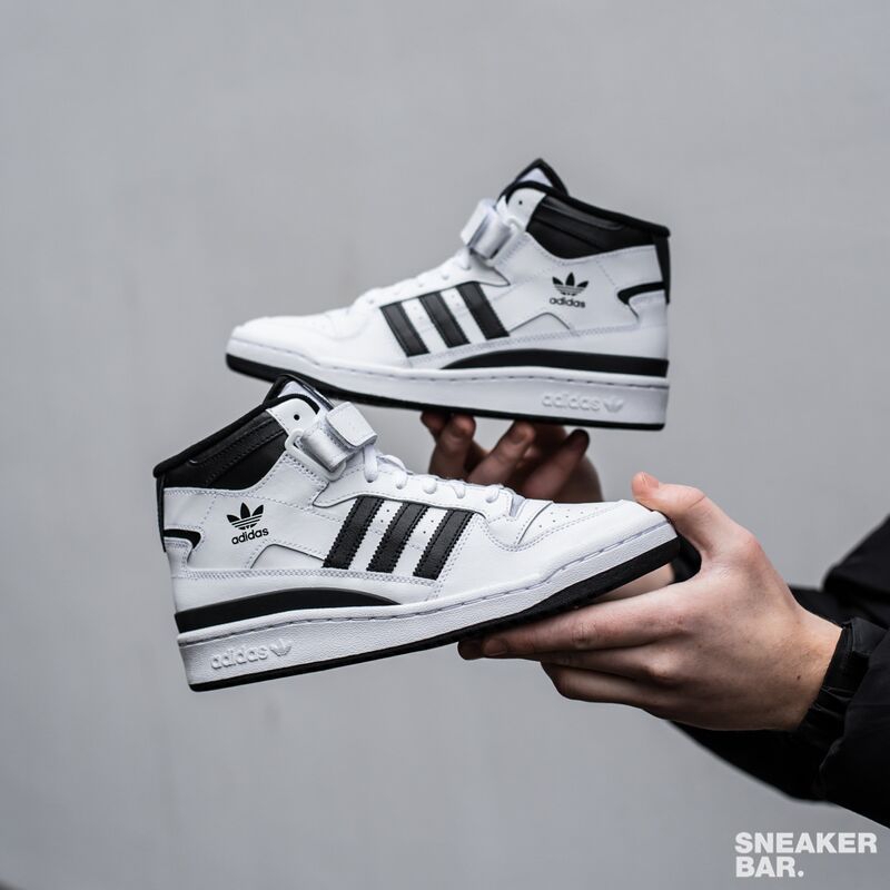 Giày Thể Thao Adidas Forum Mid Black White