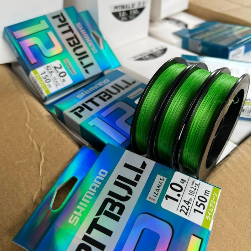 Dây câu cá dù câu Pitbull x12  chính hãng