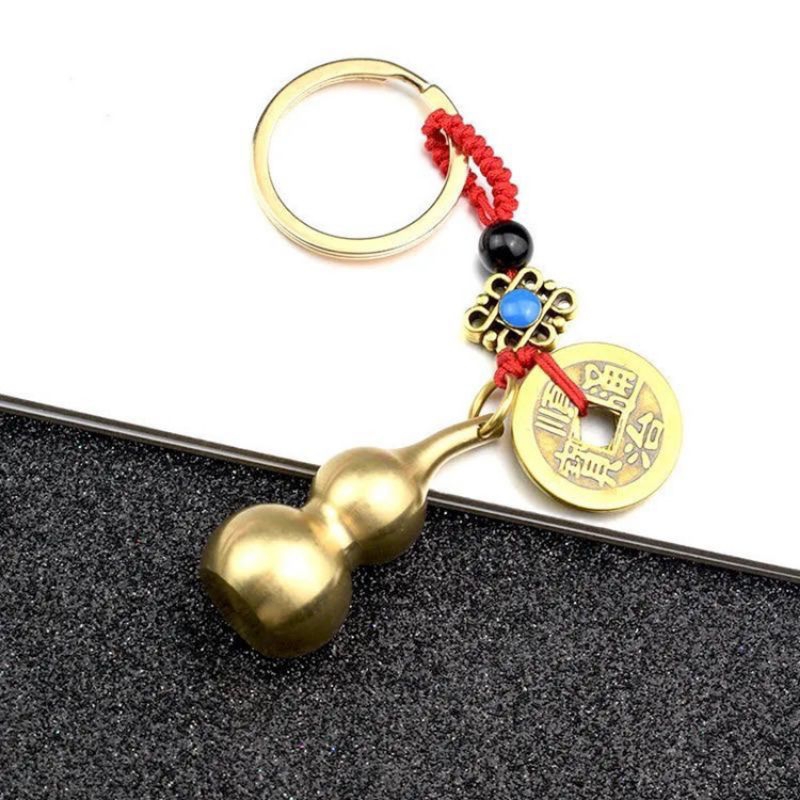 Móc Khoá Hồ Lô Có Đồng Tien,,,