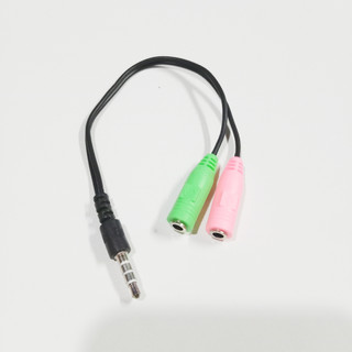 Cáp chia cổng tai nghe và mic jack 3.5mm