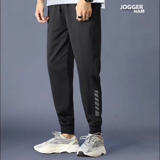 Quần thể thao nam đẹp dáng quần Jogger nam nỉ phong cách Hàn Quốc form vải co dãn hè thu