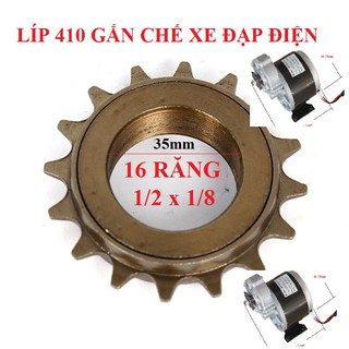 Líp phụ chế gắn xe đạp líp 410 16 răng