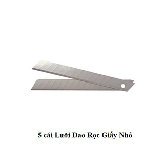5 cái Lưỡi Dao Rọc Giấy Nhỏ, dùng để lắp vào cán dao rọc giấy nhỏ